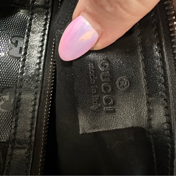 Gucci Imprime Monogram Medium Joy Stud Boston Black!!! - Picture 14 of 17